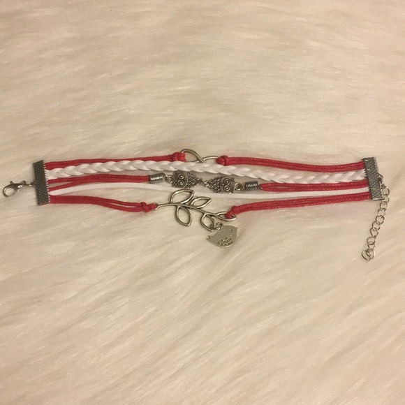 Multilayered Leather Charm Bracelet - Picture 3 of 3